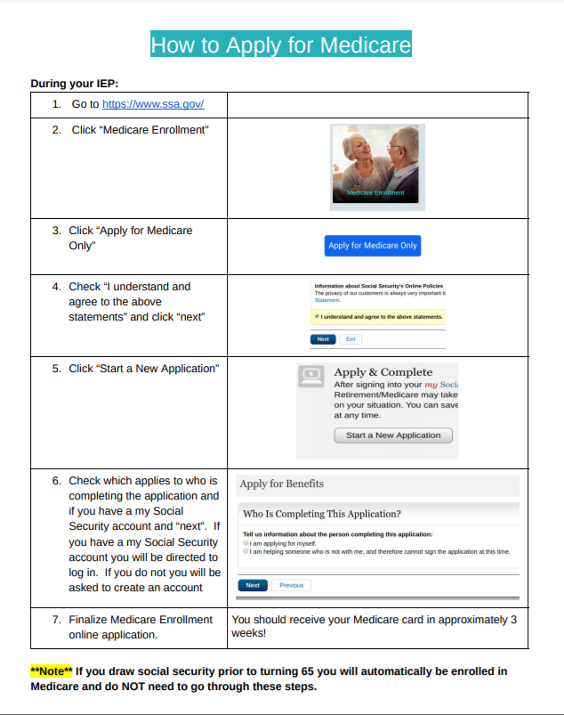 How to Apply for Medicare